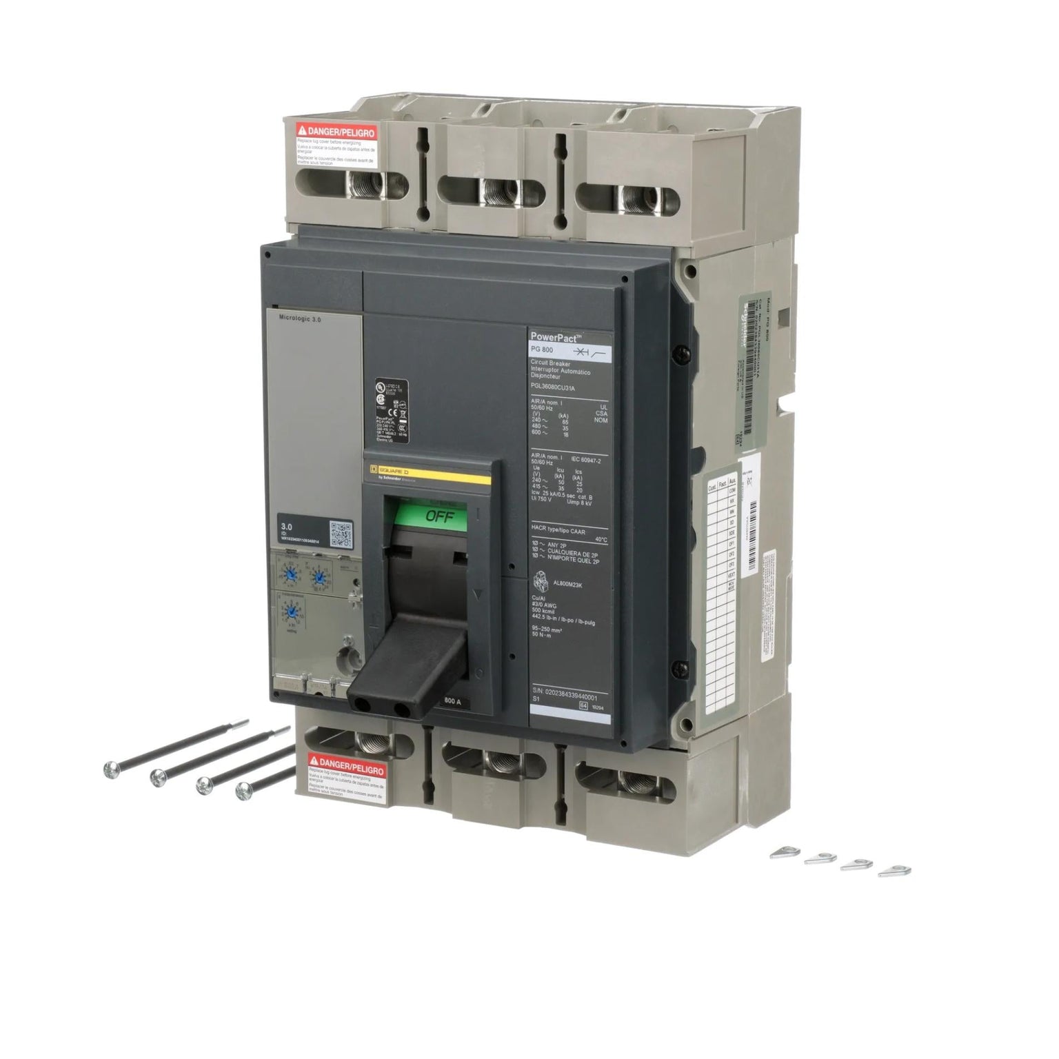 PGL36080CU31A - Square D - Molded Case Circuit Breaker