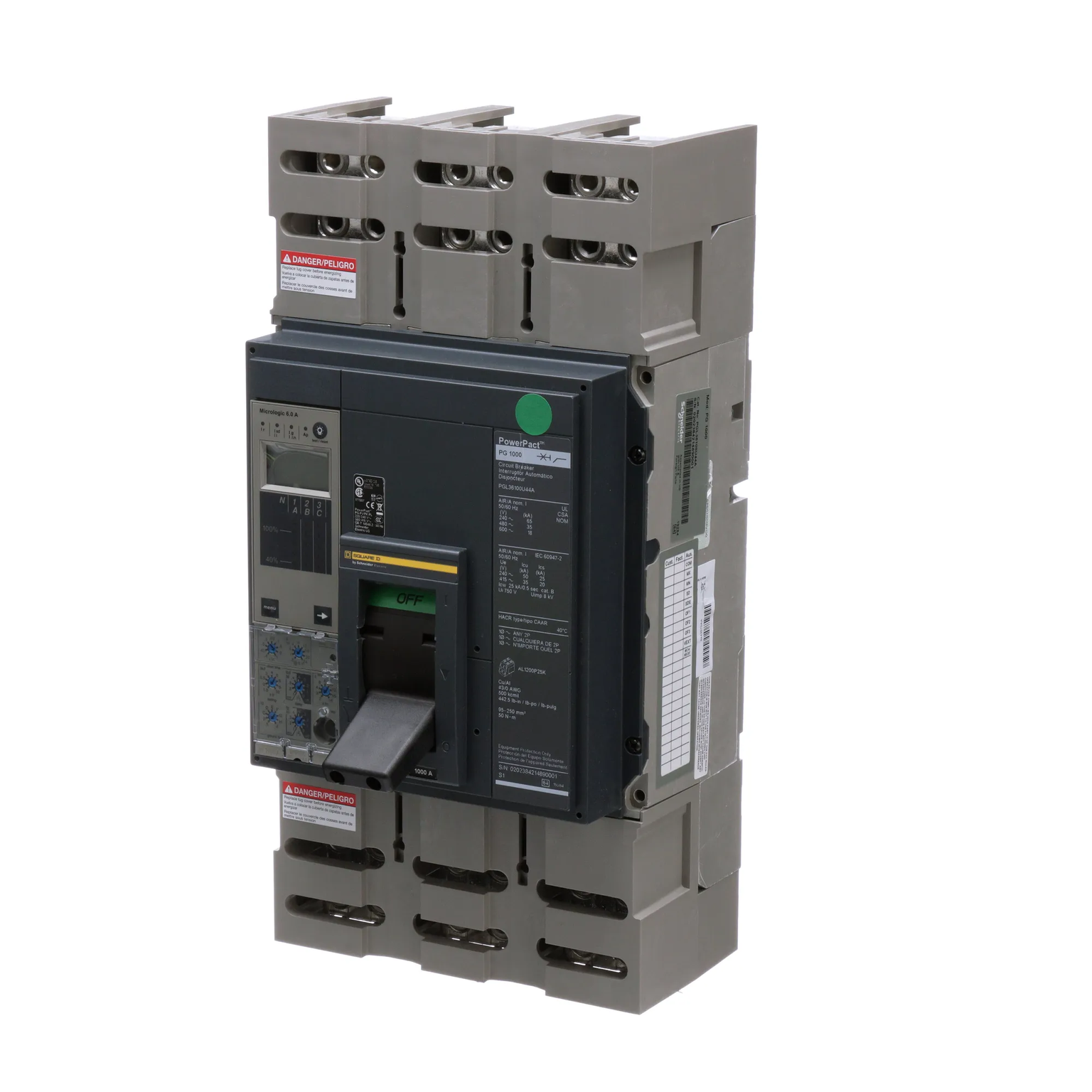 PGL36100U44A - Square D - Molded Case Circuit Breaker