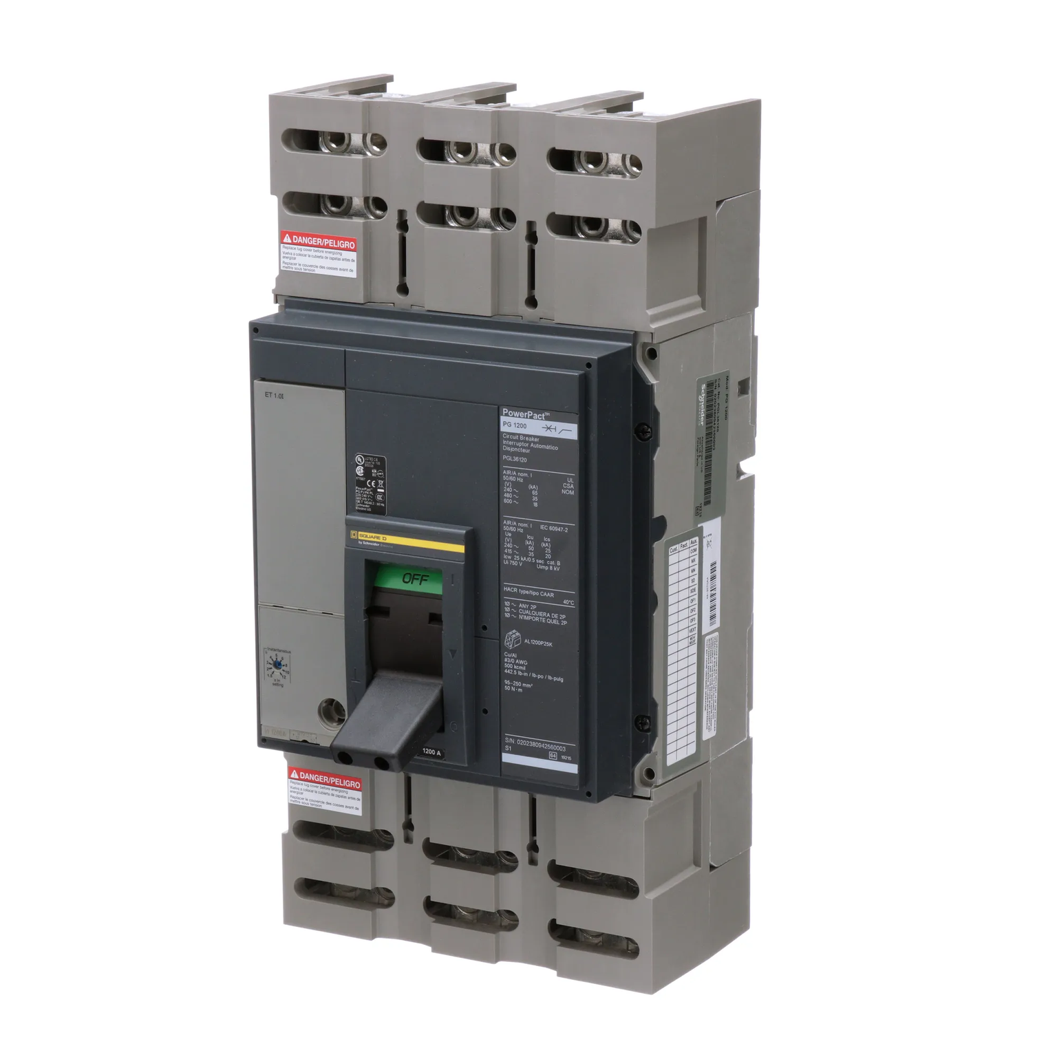 PGL36120 - Square D - Molded Case Circuit Breaker