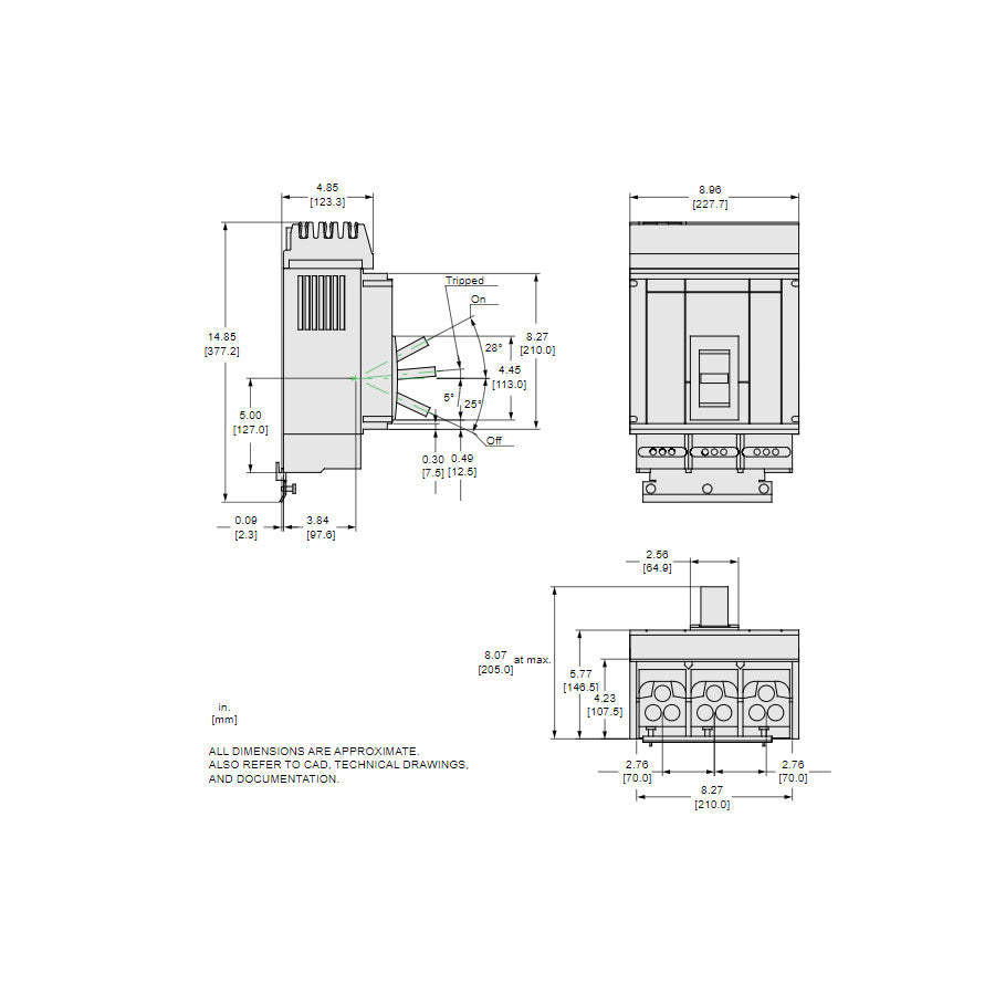 PJA36100U44A - Square D - Molded Case Circuit Breaker