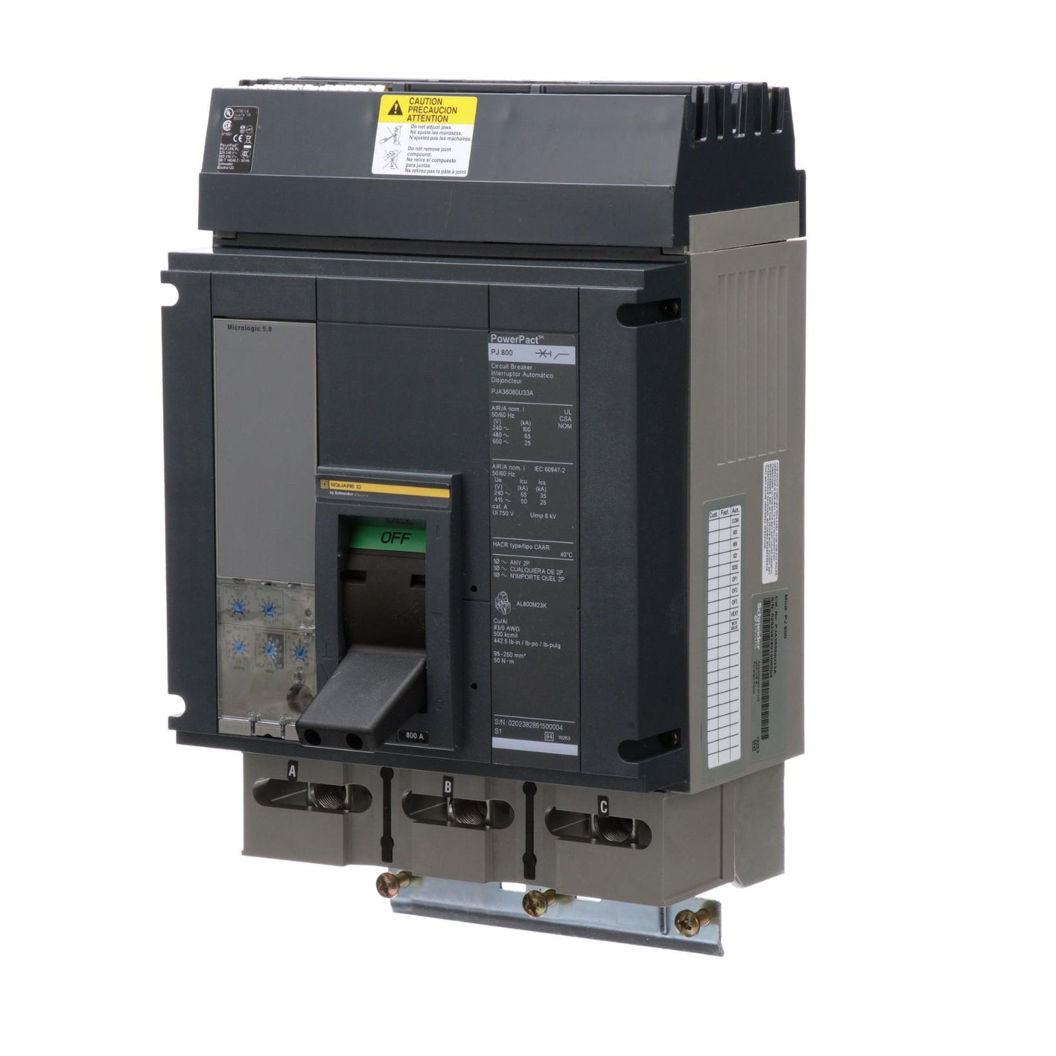 PJA36120U33A - Square D - Molded Case Circuit Breakers