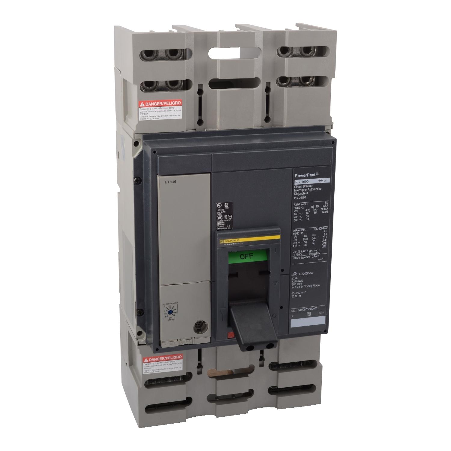 PJL36100U44A - Square D - Molded Case Circuit Breakers