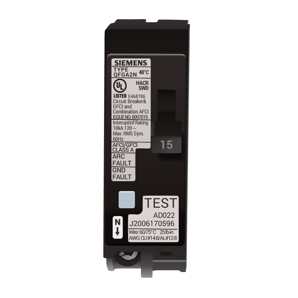 Q115DFN - Siemens - Dual Function Circuit Breaker