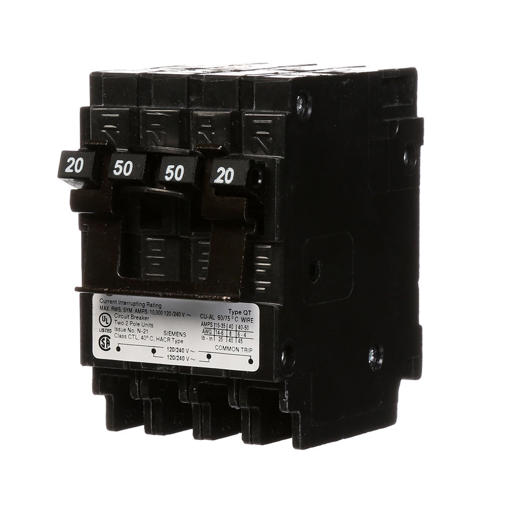 Q22050CT2 - Siemens - Quad Circuit Breaker