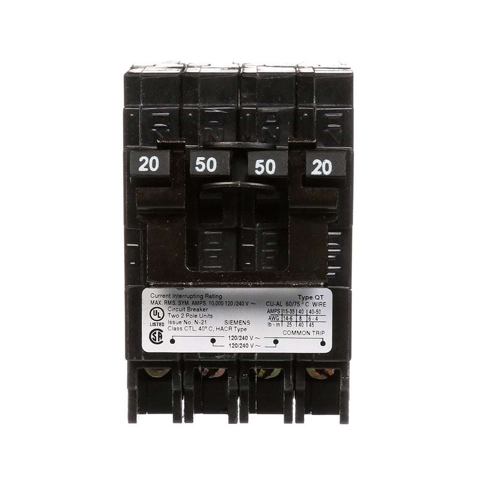 Q22050CT2 - Siemens - Quad Circuit Breaker