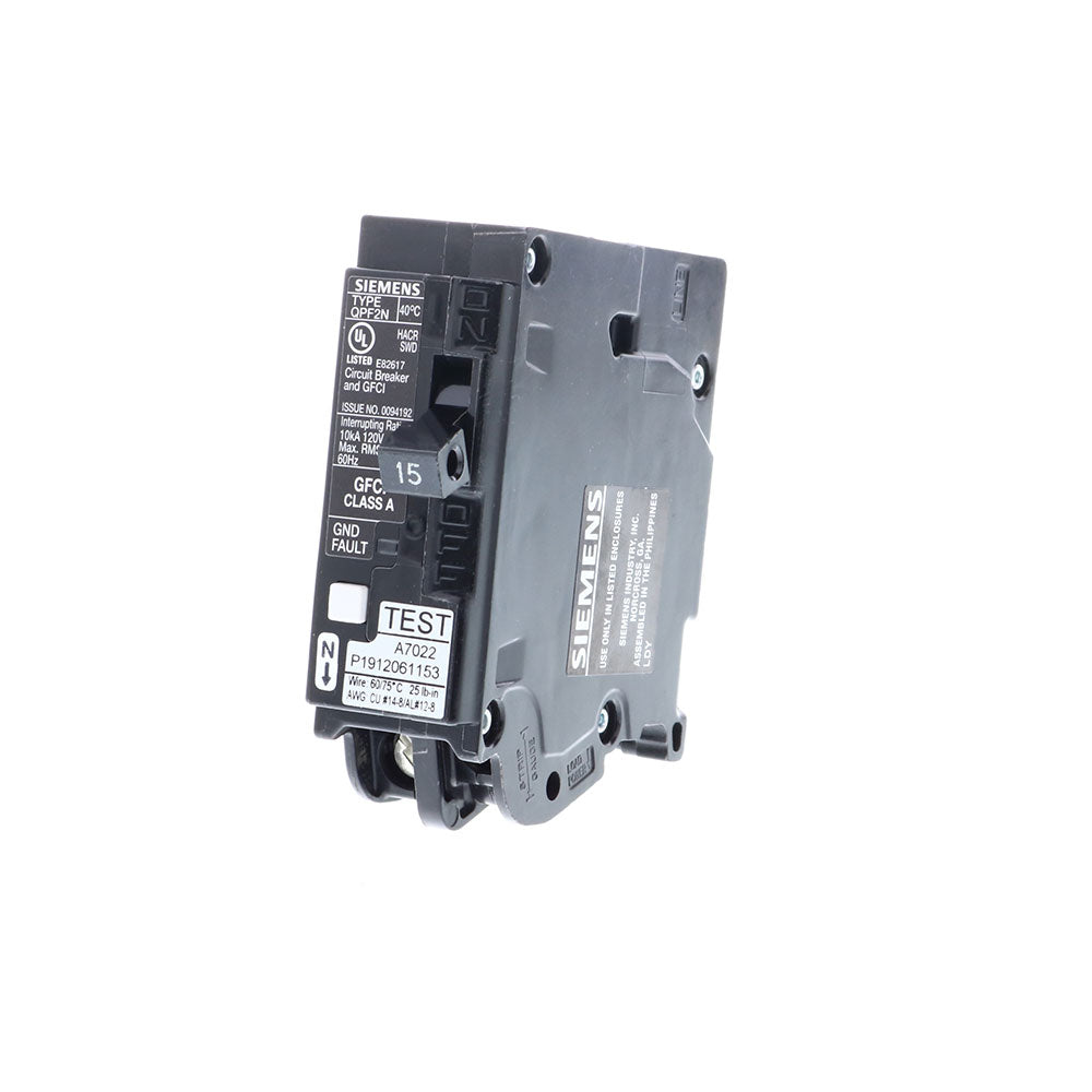 QF115AN - Siemens - GFCI Circuit Breaker