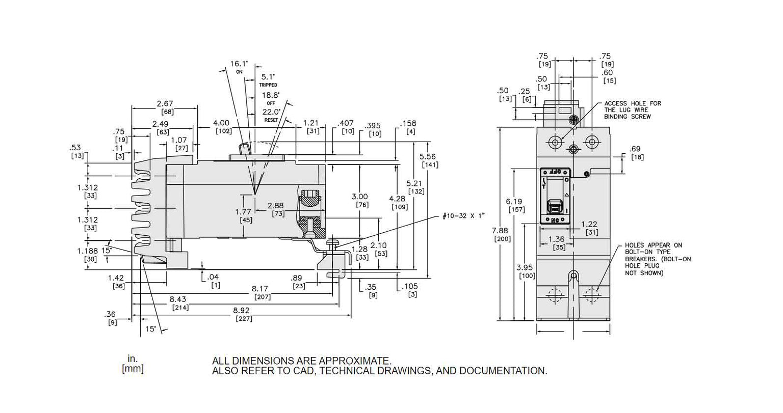 QBA221101 - Square D - Molded Case
 Circuit Breakers