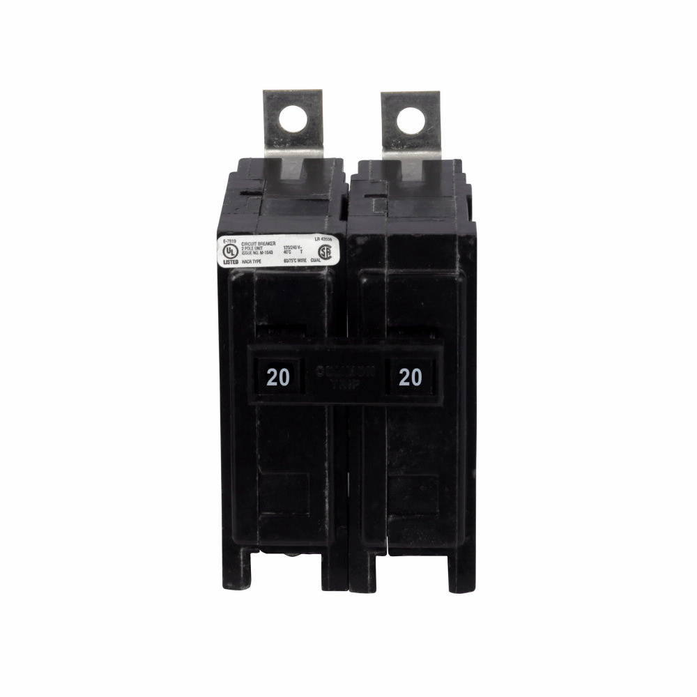 QBHW2020H - Eaton Cutler-Hammer 20 Amp 2 Pole 240 Volt Bolt-On Molded Case Circuit Breaker