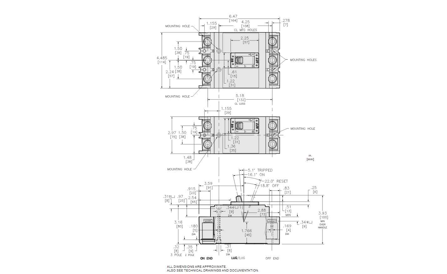 QBM32225TN - Square D - Molded Case
 Circuit Breakers