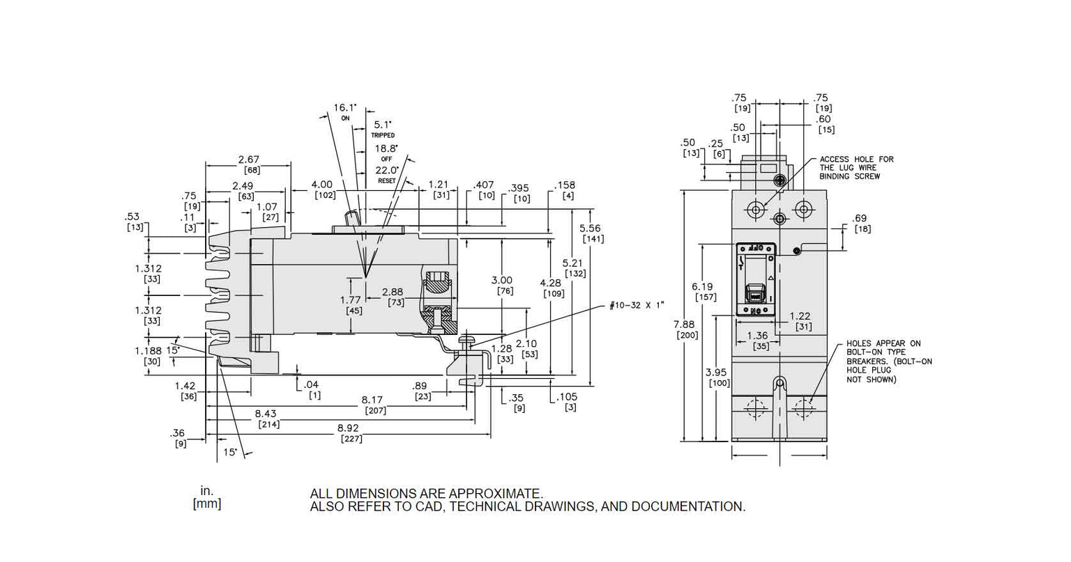 QDA221102 - Square D - Molded Case
 Circuit Breakers