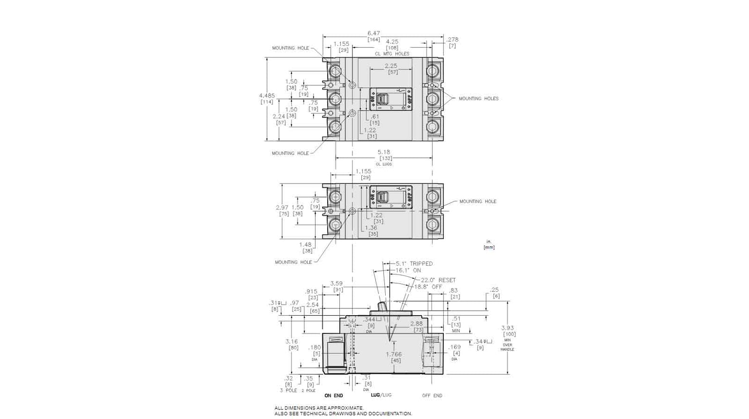 QDP22100TM - Square D - Molded Case
 Circuit Breakers