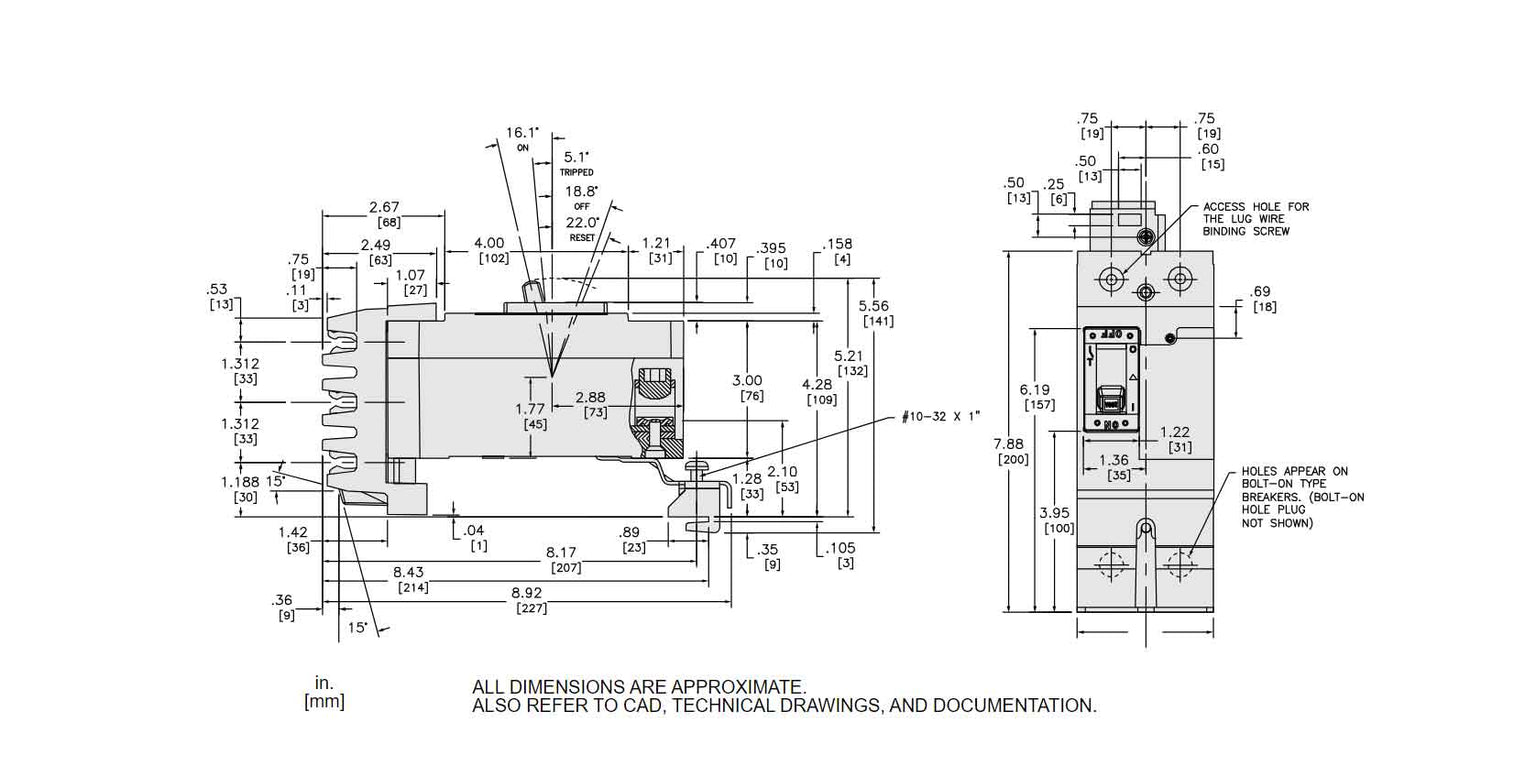 QGA221002 - Square D - Molded Case
 Circuit Breakers