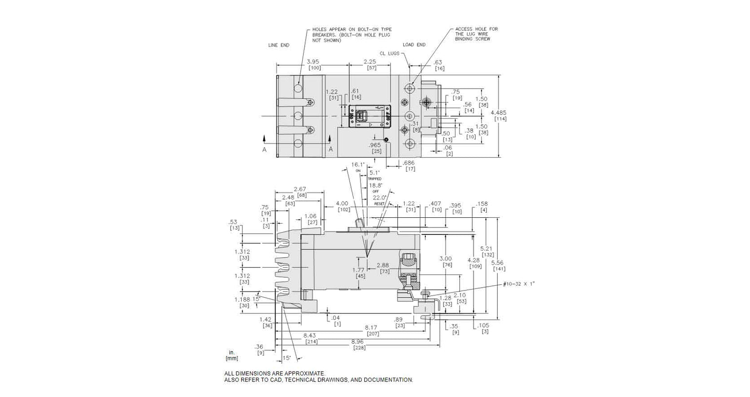 QGA32110 - Square D - Molded Case
 Circuit Breakers