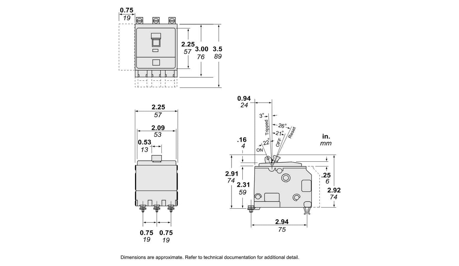 QHB320 - Square D - Molded Case
 Circuit Breakers