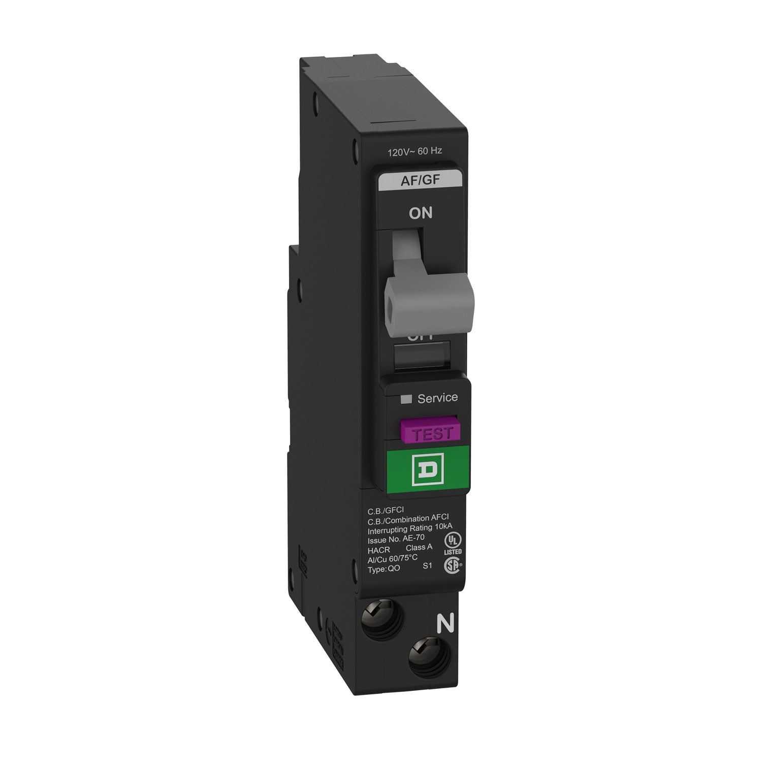 QO120PAFGF - Square D - Dual Function Circuit Breaker