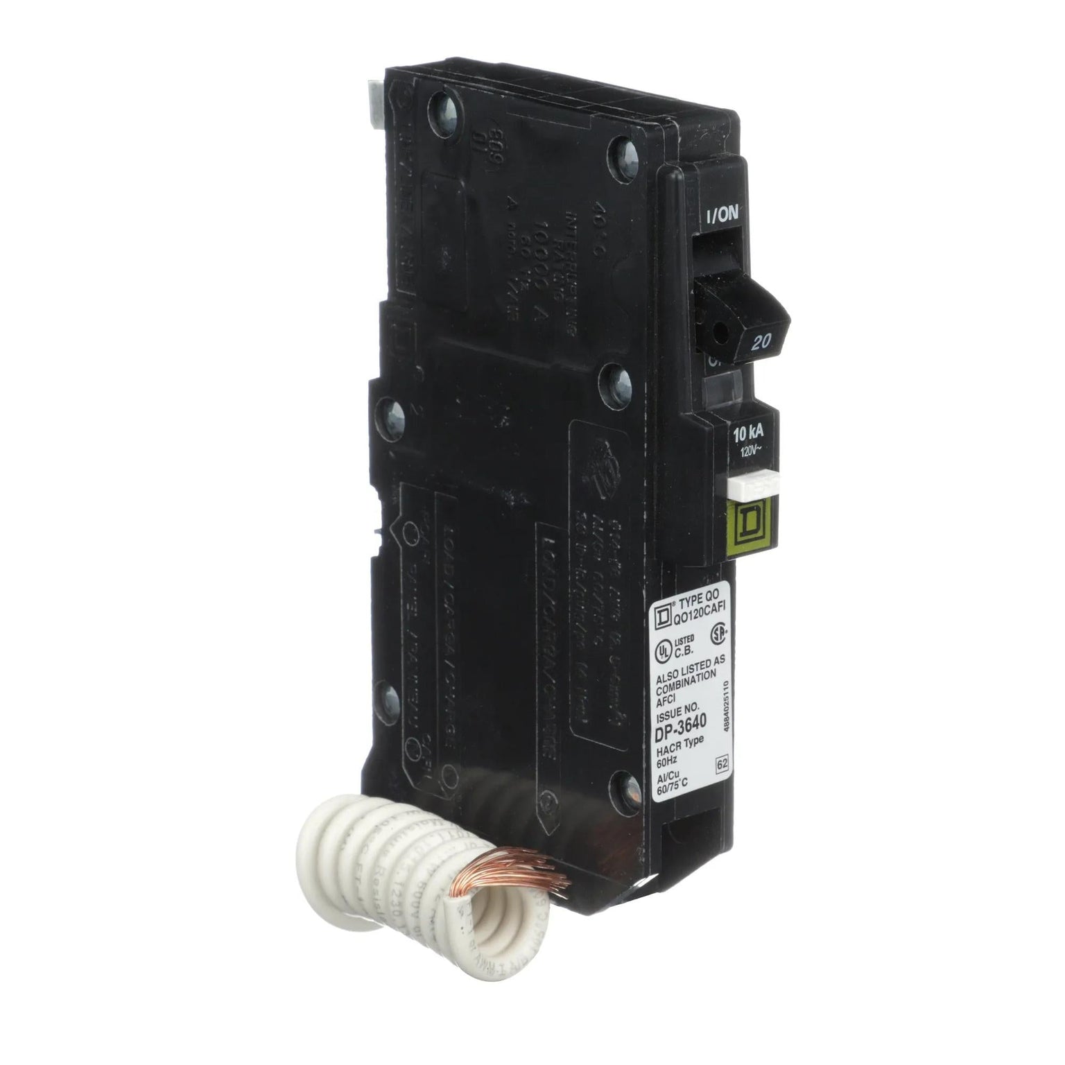 QO120CAFIC - Square D - Molded Case Circuit Breaker