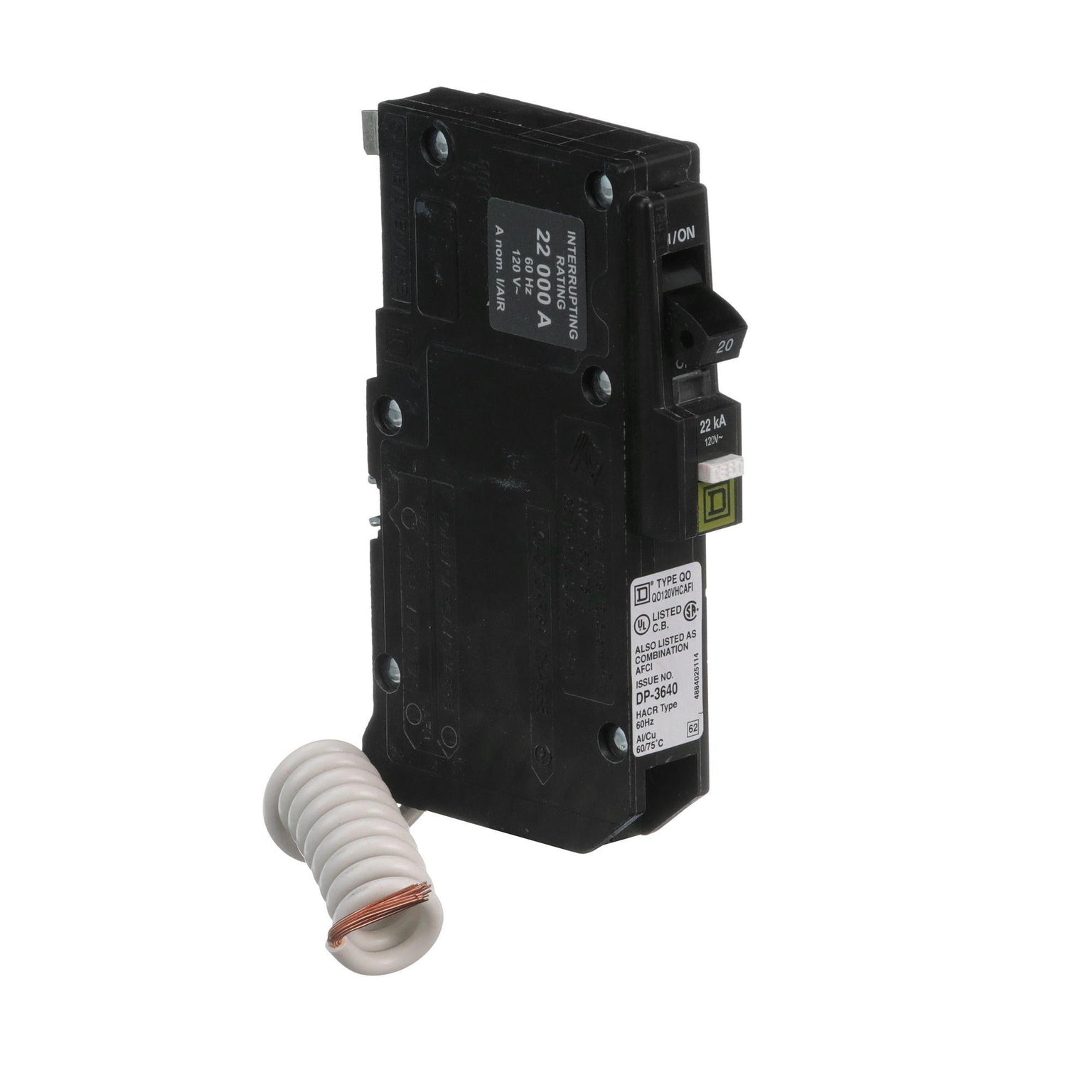 QO120VHCAFI - Square D - Molded Case Circuit Breakers