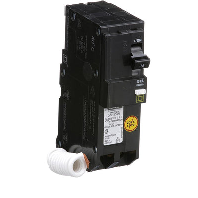 QO215CAFI - Square D 15 Amp Double Pole AFCI Circuit Breaker