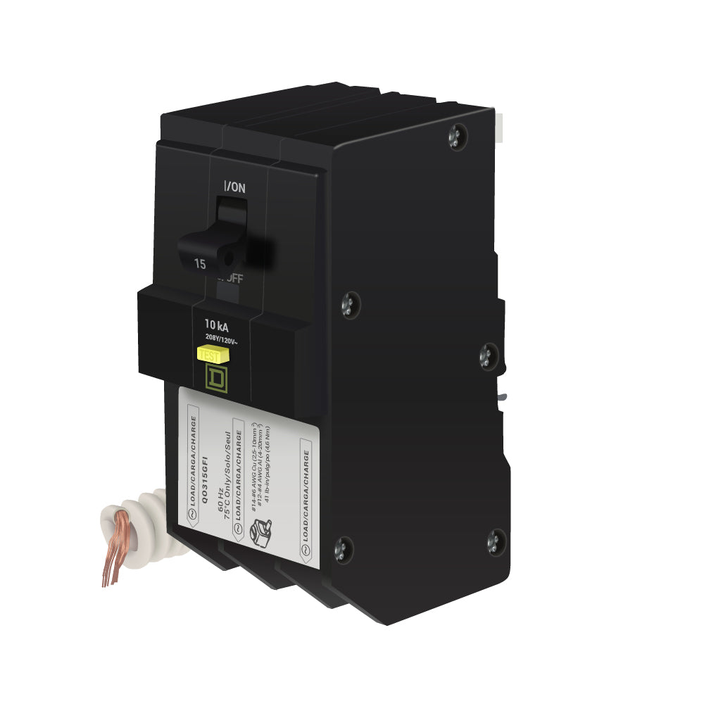 QO315GFI - Square D - Molded Case Circuit Breaker