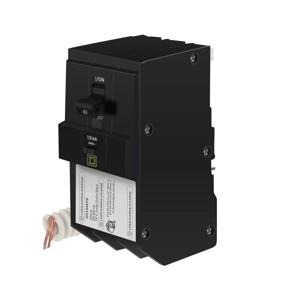 QO340EPD - Square D - 40 Amp GFEP Circuit Breaker