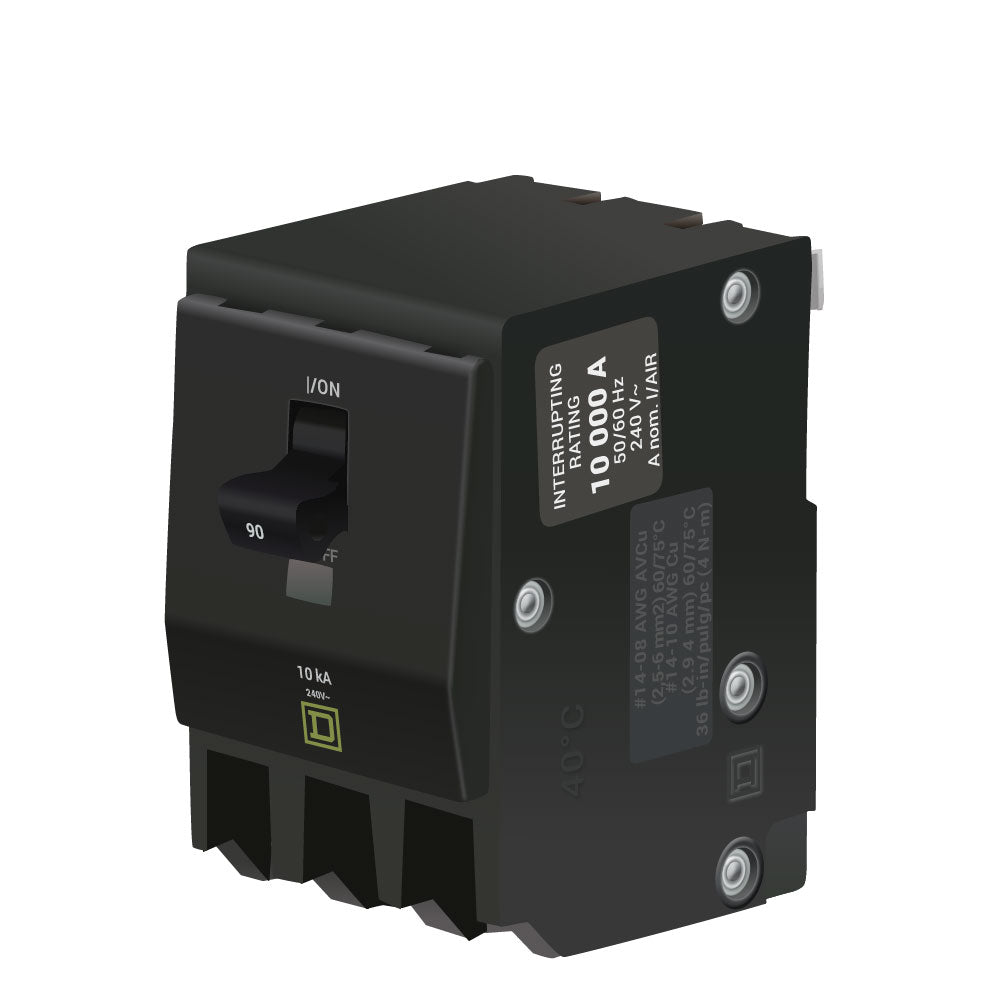 QO390 - Square D - 90 Amp Circuit Breaker