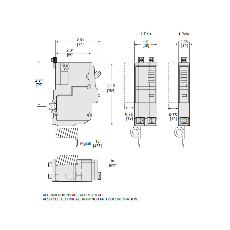 QOB120VHGFI - Square D - GFCI Circuit Breaker