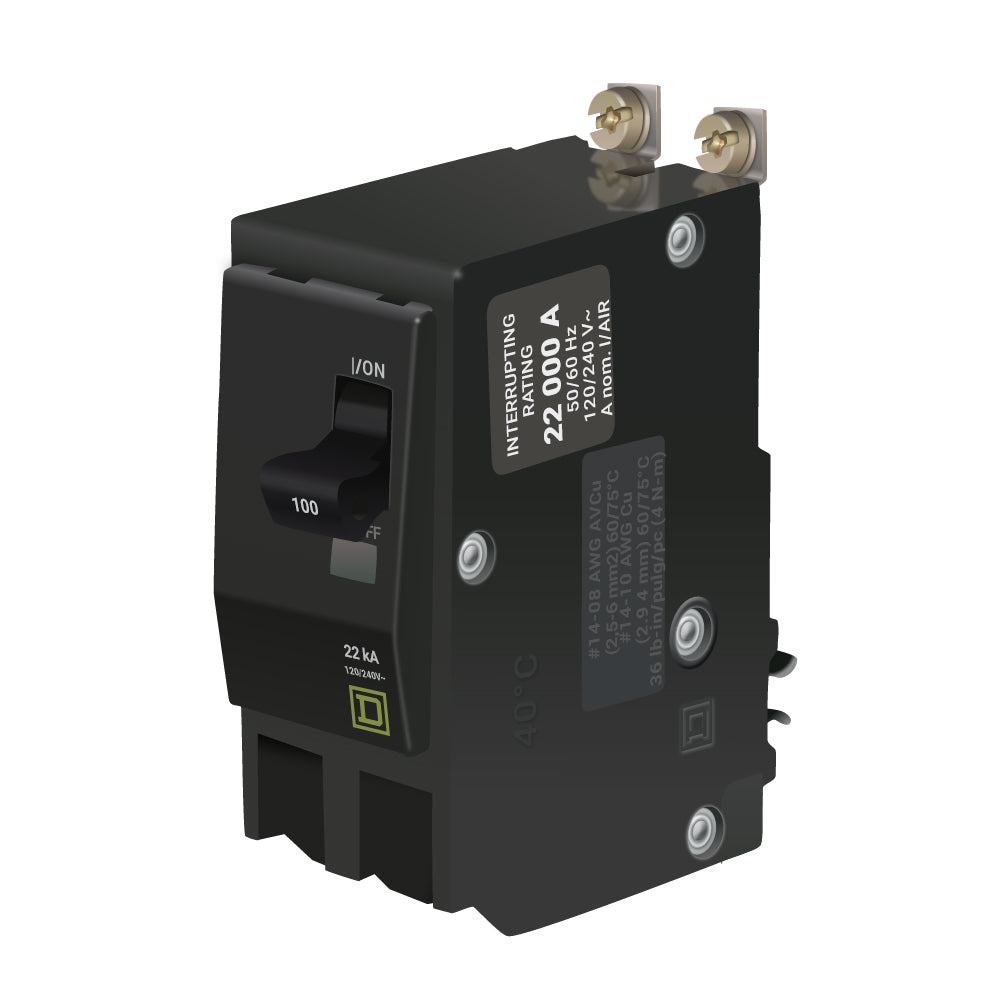 QOB2100VH - Square D - 100 Amp 22kA Circuit Breaker