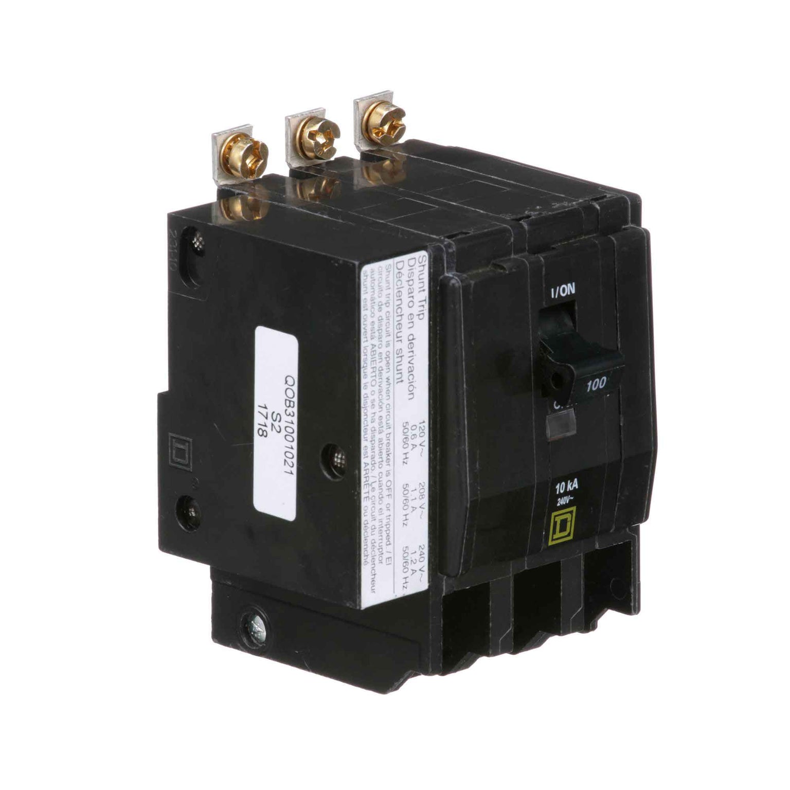 QOB31001021 - Square D - Molded Case
 Circuit Breakers