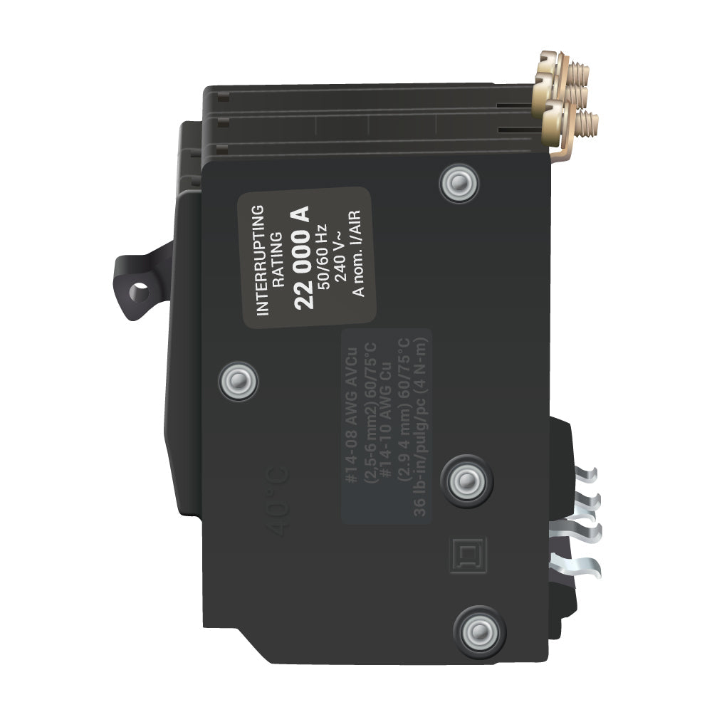 QOB380VH - Square D - 80 Amp 22kA Circuit Breaker