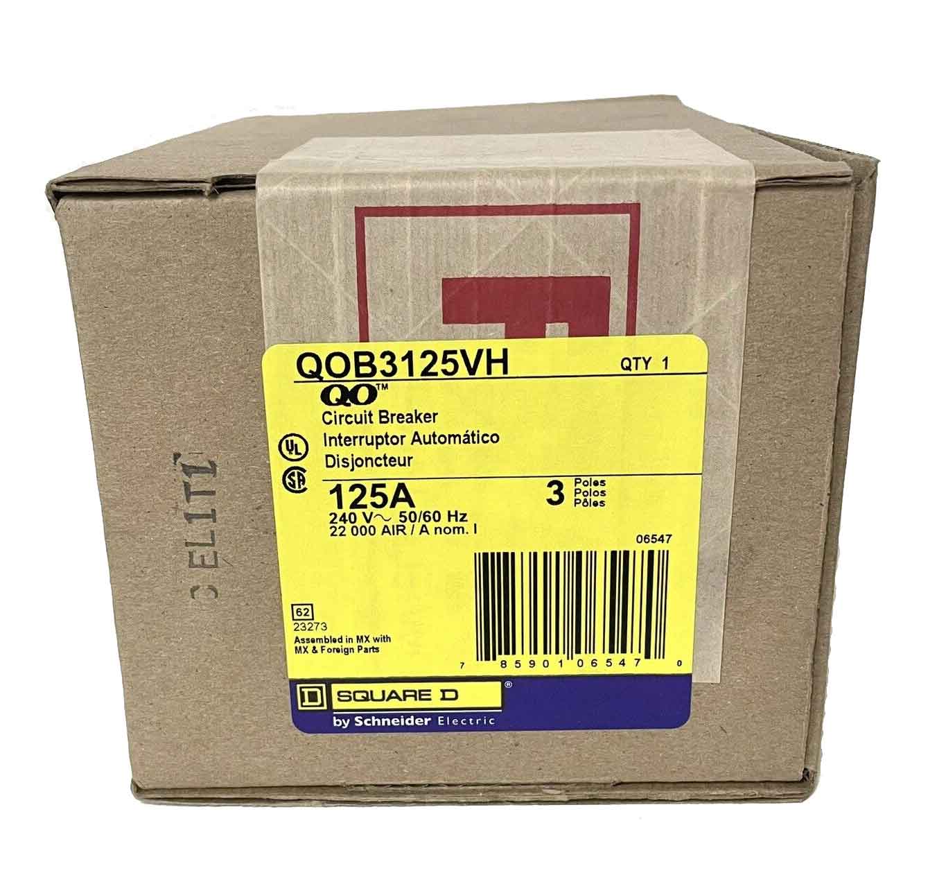 QOB3125VH - Square D - 22 kA Circuit Breaker