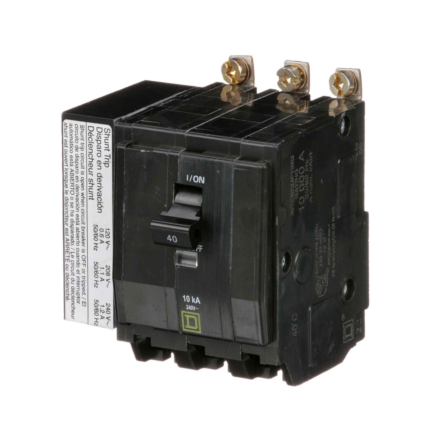 QOB3401021 - Square D - Molded Case Circuit Breaker