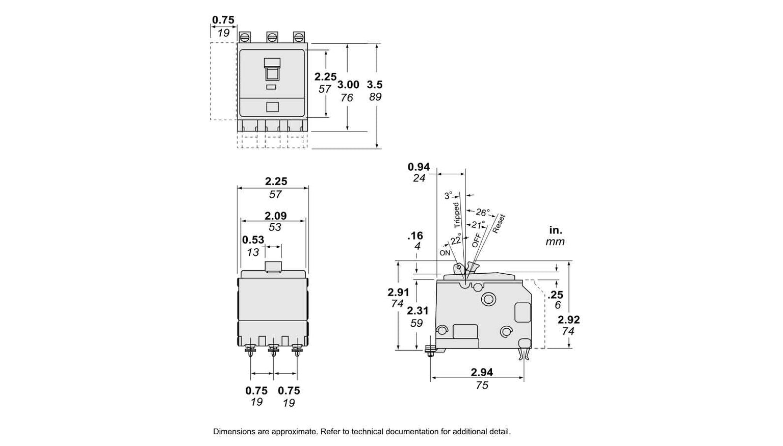 QOB3401021 - Square D - Molded Case Circuit Breaker