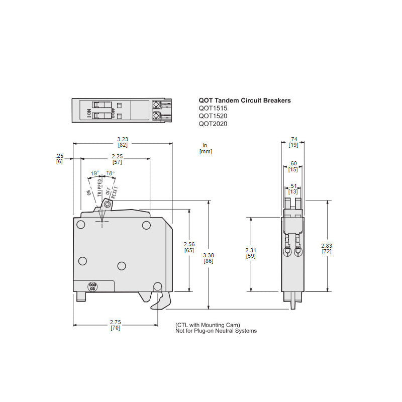 QOT2020 - Square D - Tandem Circuit Breaker