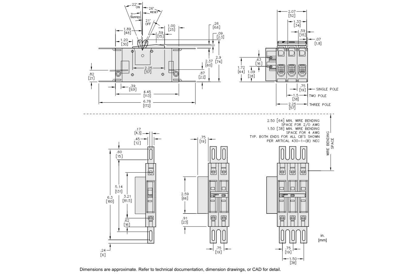 QOU1100 - Square D - Molded Case
 Circuit Breakers