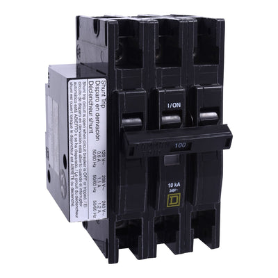 QOU3201021 - Square D 20 Amp 3 Pole 240 Volt Bolt-On Molded Case Circuit Breaker