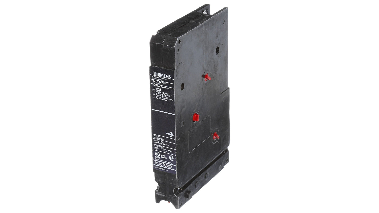 S11ED62A - Siemens 125 Volt Circuit Breaker Shunt Trip