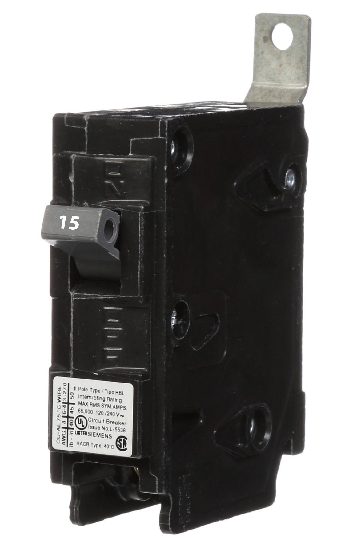 B115HH - Siemens - 15 Amp 22kA Circuit Breaker