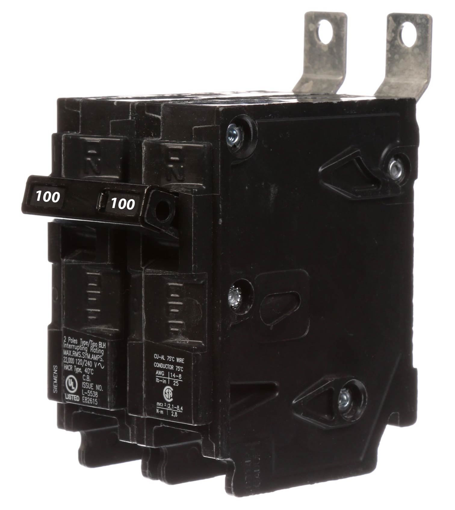 B2100H - Siemens - 100 Amp 22kA Circuit Breaker