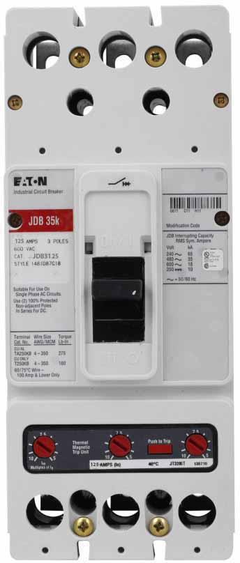 JDB3125 - Eaton - Molded Case Circuit Breaker