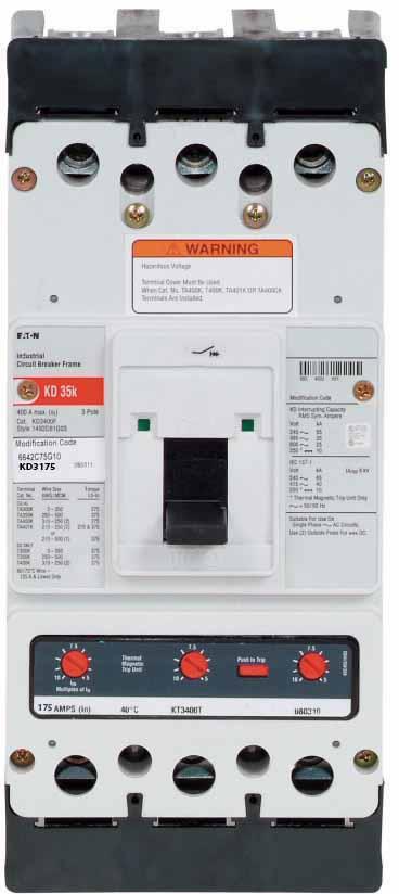 KD3175C - Eaton Molded Case Circuit Breakers