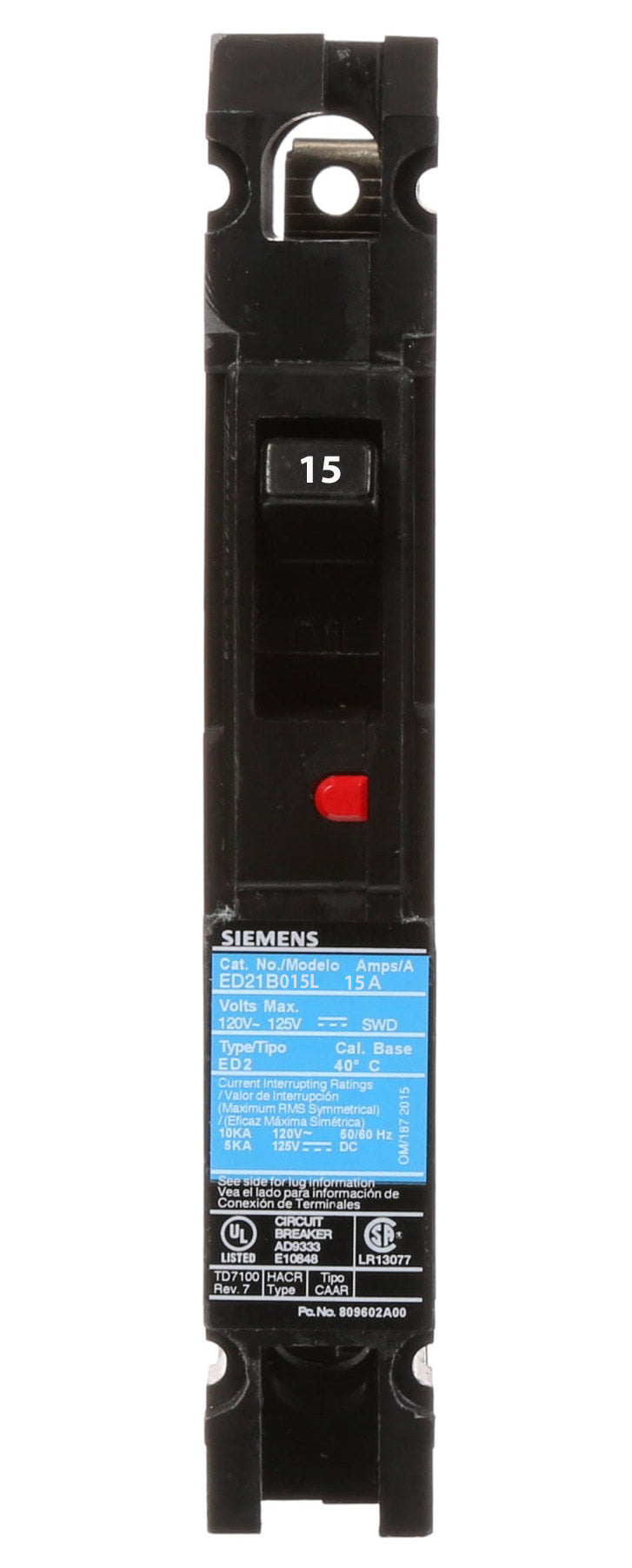 ED21B015L - Siemens - Molded Case Circuit Breaker