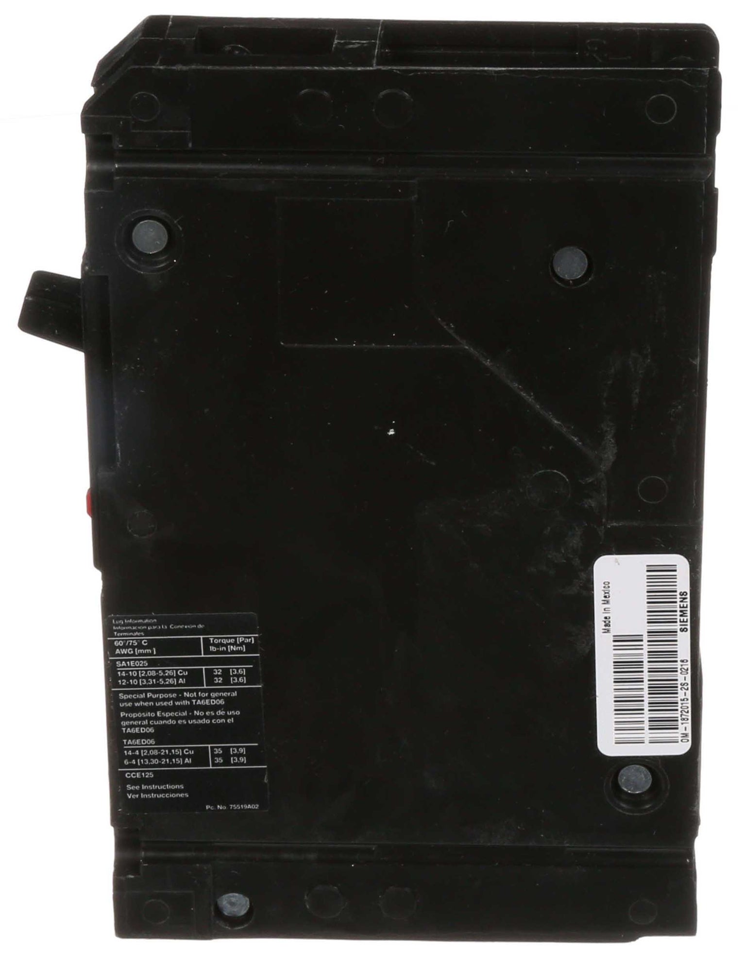 ED21B020 - Siemens - Molded Case Circuit Breaker