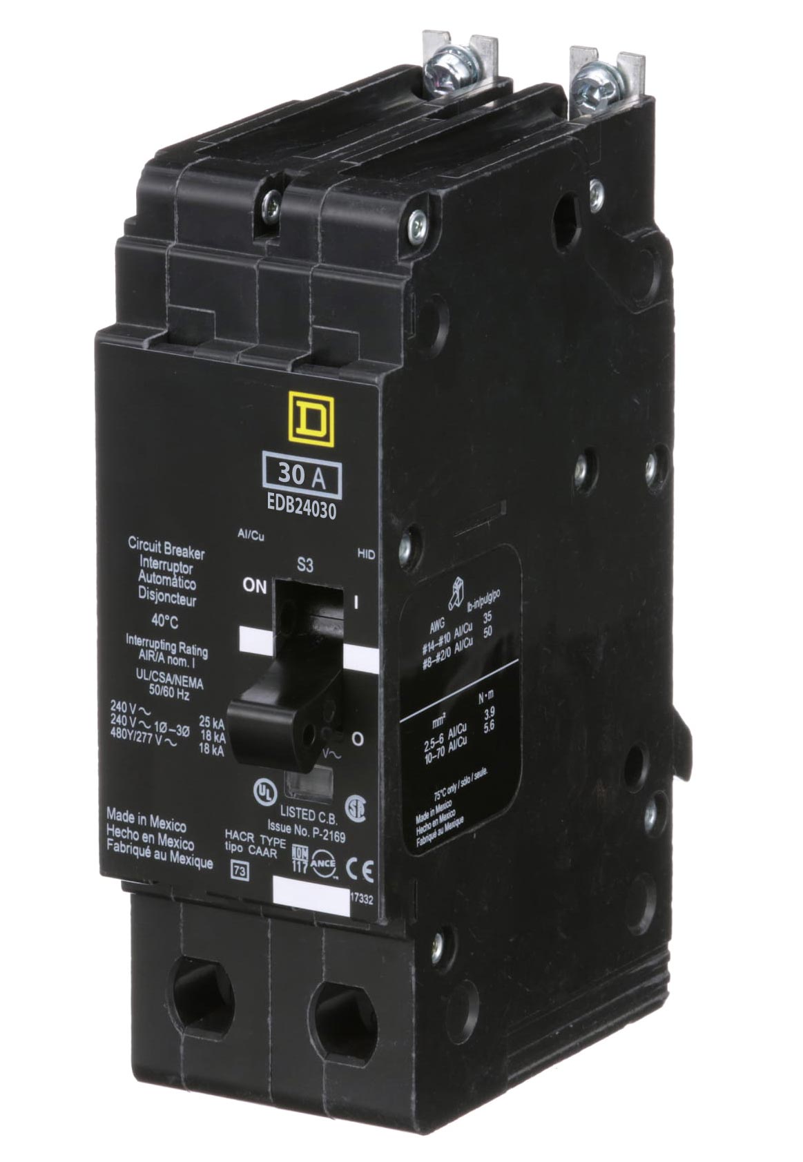 EDB24030 - Square D - Molded Case Circuit Breaker