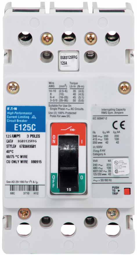 EGB3125FFG - Eaton - Molded Case Circuit Breaker