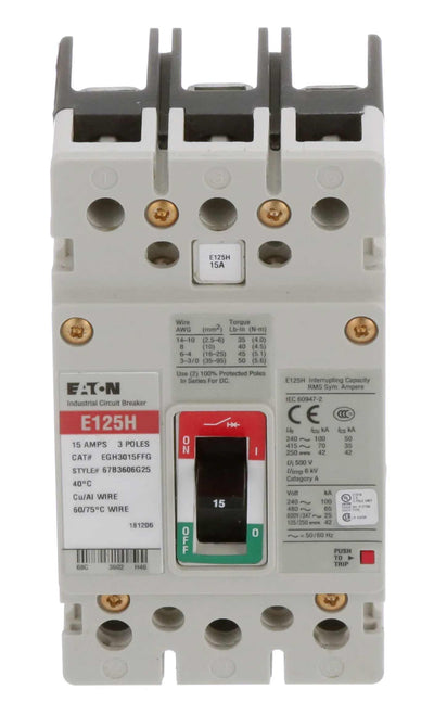 EGH3015FFG - Eaton - Molded Case Circuit Breaker