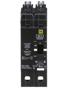 EJB24040 - Square D 40 Amp 2 Pole 480 Volt Bolt-On Molded Case Circuit Breaker