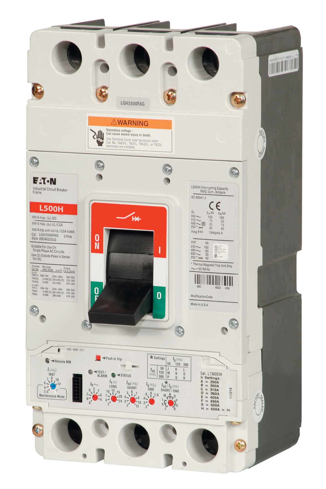 LGH3500FAG - Eaton - Molded Case Circuit Breaker