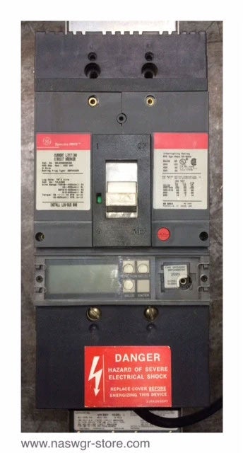 SGLB36BD0400 - GE 400 Amp 3 Pole 600 Volt Molded Case Circuit Breaker