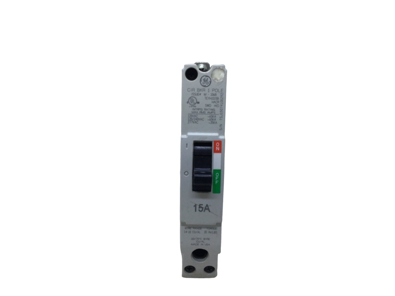 TEYH1015B - General Electrics - Molded Case Circuit Breakers
