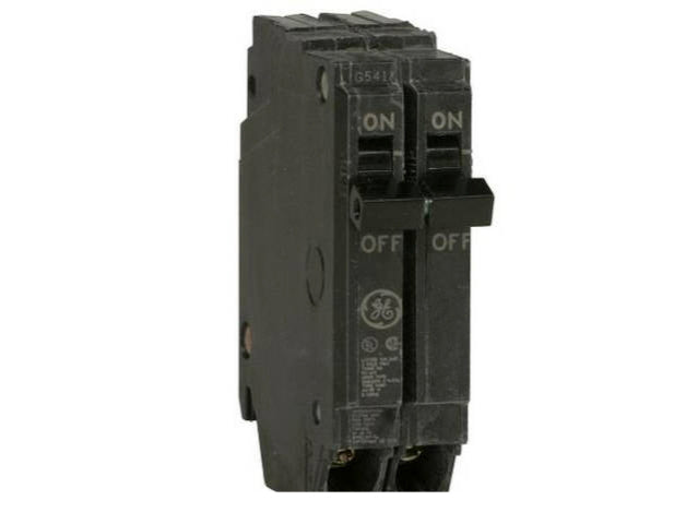 TXQB2120 - GE 20 Amp 2 Pole 240 Volt Bolt-On Molded Case Circuit Breaker